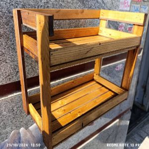 استند چوبی کافی بار دار