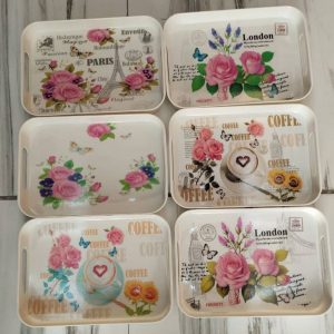 سینی ملامین طرح ترکیه دسته دار