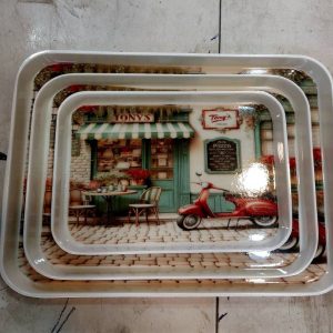 سینی ملامین طرح ترکیه بی دسته